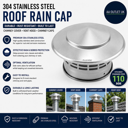 Qwork 110mm roof - roof, cap