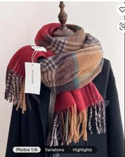 Ladies Women Knitted Cape winter wrap shawl poncho scarf