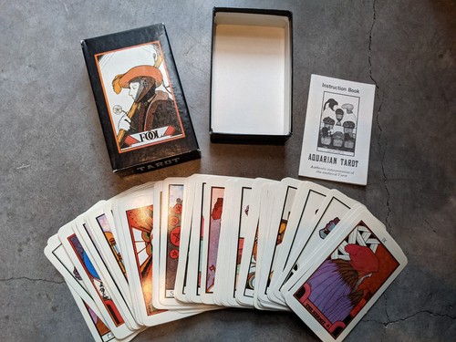 Vintage aquarian tarot - vintage, (1970)