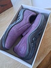 Cotton Traders Purple Suede Slip On Shoes