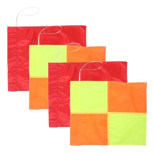 4pcs flags for soccer referee - 4pcs,