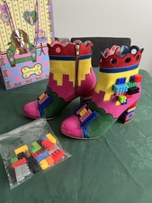 Building Love Boots By Irregular Choice Sz 42 (UK 8) Worn Only Once Ex Condition