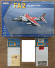 KINETIC K48041 - ROYAL NAVY SEA HARRIER FA 2 - 1/48 MODEL KIT + EDUARD EXTRA'S
