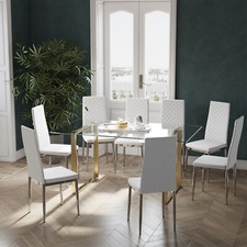 Kitchen Rectangle Glass Table