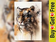 Fierce Majesty: Detailed Tiger