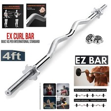 4ft EZ Arm Curl Weight Lifting