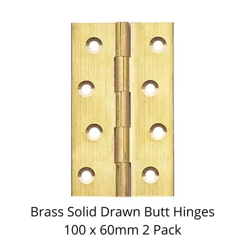 Brass butt hinge 25mm 38mm - butt,