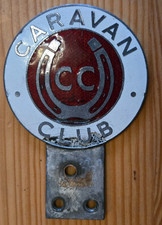Vintage Caravan Club Enamel
