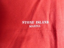 Vtg S/S 1989-Stone Island Marina-Polo T Shirt-Massimo Osti-Tela-Ice-Miglia-Rare