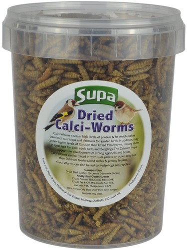Dried calci worms for wild - worms,