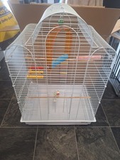 Large Metal Bird Cage for Budgie, Canary, Parakeet, Cockatiel, Finch
