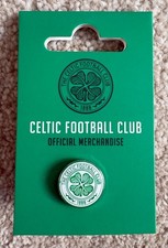Celtic FC Official Merchandise Crest Pin Badge - Butterfly Pin
