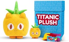 Pet Simulator Titanic Pineapple Cat Plush Big Games Roblox NO CODE original pack
