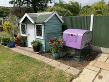 OMLET EGLU CUBE Chicken coop + 1 Metre Run and Wendy House Extension. Can split.