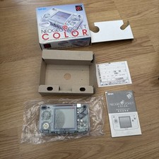 SNK NeoGeo Pocket Color Handheld Console Crystal Beautiful Condition Complete