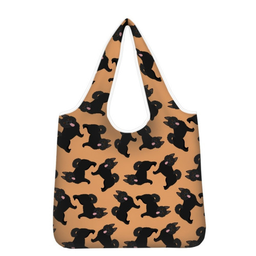Schipperke dog foldable tote - dog,