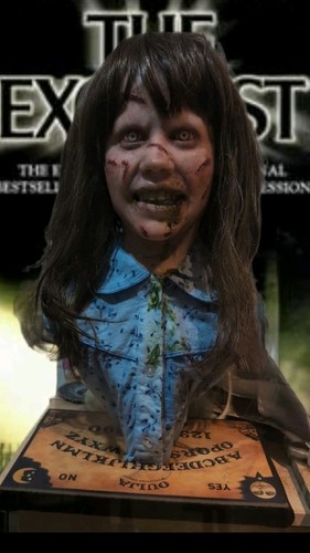 Exorcist regan silicone bust - silicone,