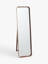 John Lewis Mid Century Freestand Full-Length Mirror 165x45cm {Crack Frame} B+