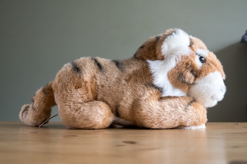 Vintage tiger teddy plush - teddy,