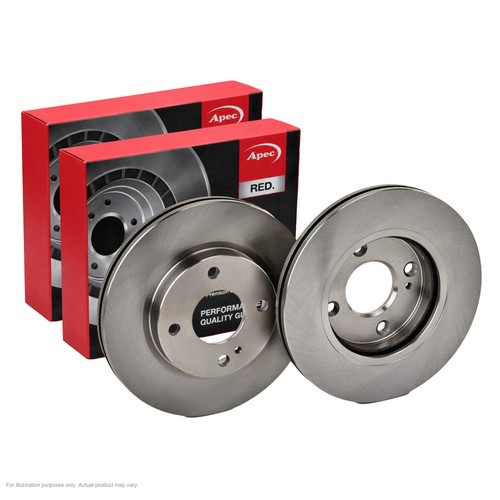 Apec front brake discs for - front,