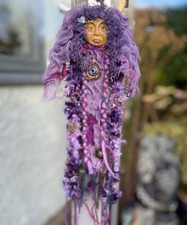 Spirit Doll  Kitchen  Witch Witch Bells  Altar healing  doll  Witch Wiccan Pagan