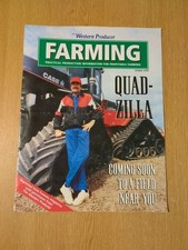 CASE IH QUADTRAC QUAD ZILLA WESTERN PRODUCER COLOUR FARMING MAGAZINE BROCHURE