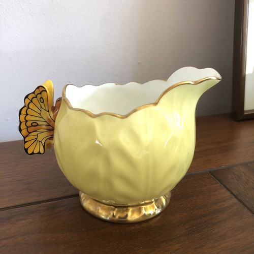 Aynsley yellow butterfly - yellow,