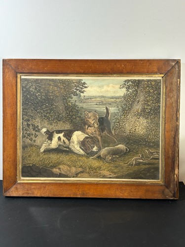 Antique sporting print - sporting,