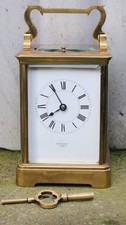 ANTIQUE FRENCH CARRIAGE CLOCK WITH QUARTER & HOUR STRIKE PLUS REPEATER
