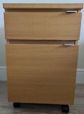 IKEA 2 drawer filing cabinet, with suspension file drawer and wheels 