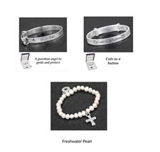 Christening Baby Bangle Silver