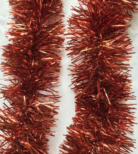 Orange tinsel christmas - 1,