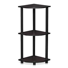 Furinno Turn-N-Tube 3-Tier Corner Display Rack Multipurpose Shelving Unit