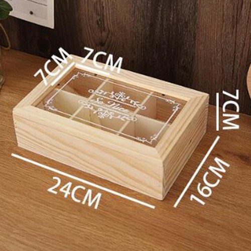 Wooden tea box storage - tea,