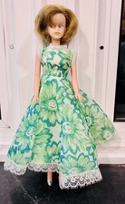 Vintage First Edition light brown  Tressy doll wearing handmade outfit