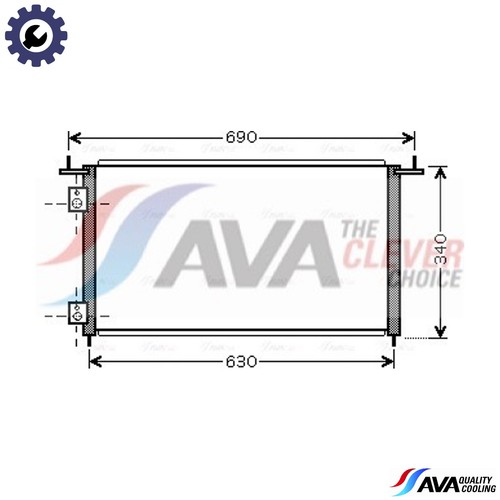 Condenser air conditioning - condenser,