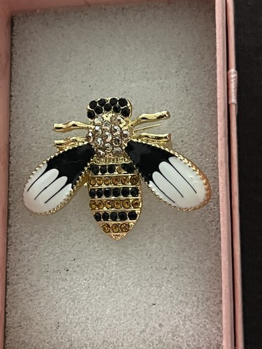 Ladies bumble bee enamelled