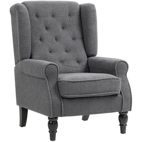 Homcom retro wingback - homcom,