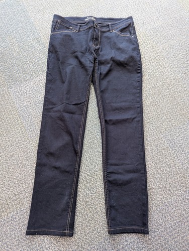 True2u black skinny jeans zip - black,