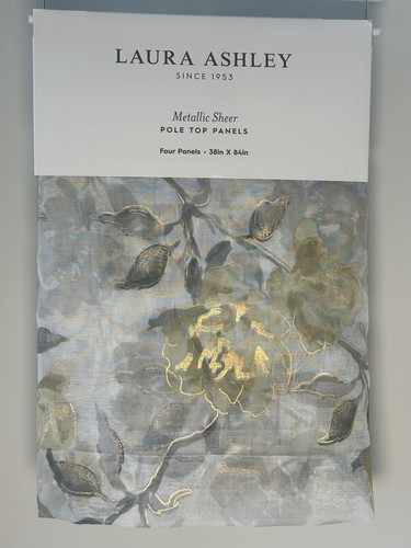 Laura ashley metallic sheer - laura,