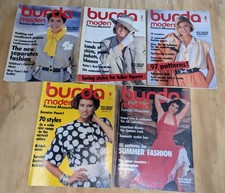 Vintage burda moden magazines