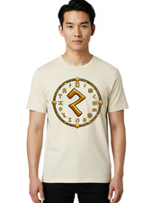 Raidho-Rune-Symbol Mens Graphic Tee, 100% Cotton, Casual Summer Wear