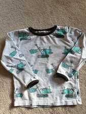 Smafolk Excatavor Unisex Cotton Longsleeved Top *GUC*patterned*scandi*grey*cute