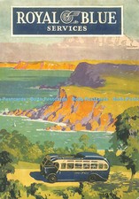D102241 Royal Blue Services. Royal Blue Bus. Vintage Ad Gallery