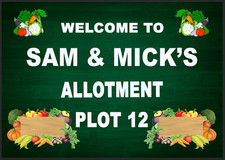 Allotment Personalised Metal