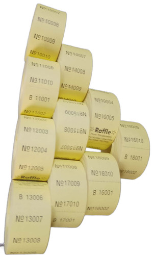 Number per ticket raffle - number,