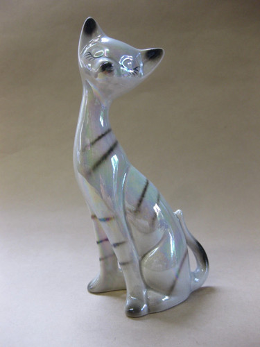 Vintage kitsch figure cat - vintage,