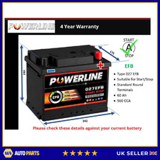 EFB Battery fits HONDA CIVIC