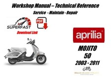 Aprilia Mojito 50  Service