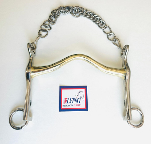 Weymouth fixed cheek bit with - fixed,